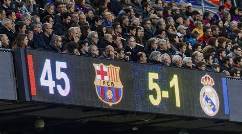 real madrid vs barcelona marcador